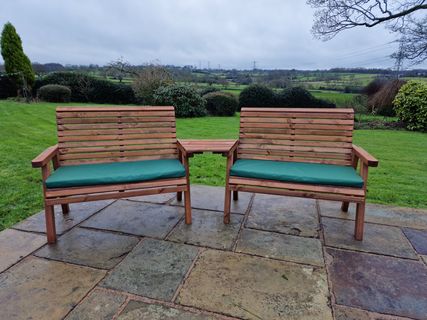 Valley 4 Seat Set 2X2B Angled Tray