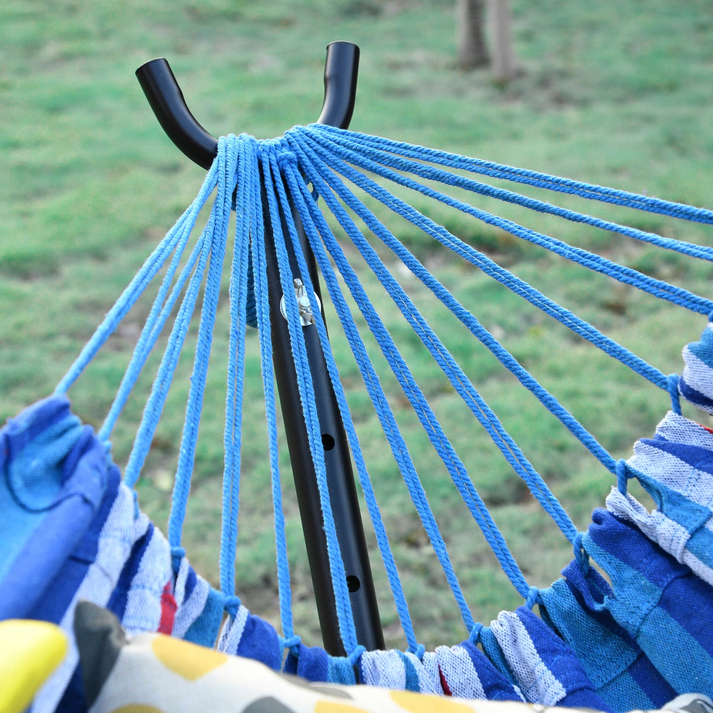 outsunny-294-x-117cm-hammock-with-stand-camping-hammock-with-portable-carrying-bag-adjustable-height-120kg-load-capacity-white-stripe