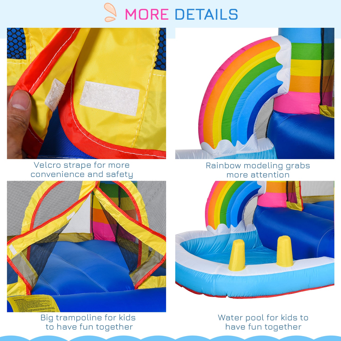 outsunny-kids-bouncy-castle-house-inflatable-trampoline-water-pool-2-in-1-with-blower-for-kids-age-3-12-rainbow-design-2-9-x-2-x-1-55m