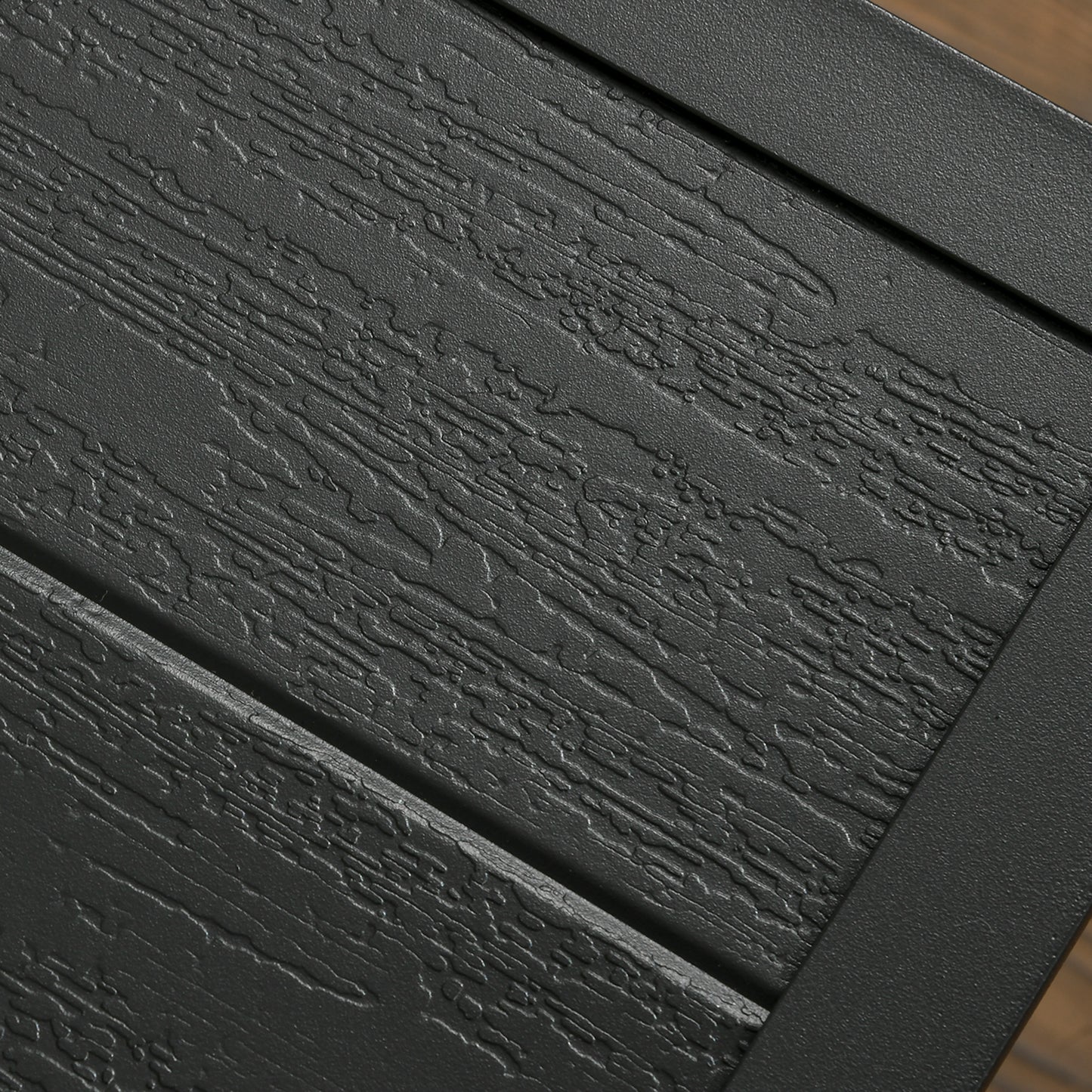 outsunny-5-piece-pe-rattan-garden-furniture-set-2-armchairs-2-stools-steel-tabletop-with-wicker-shelf-padded-outdoor-seating-grey