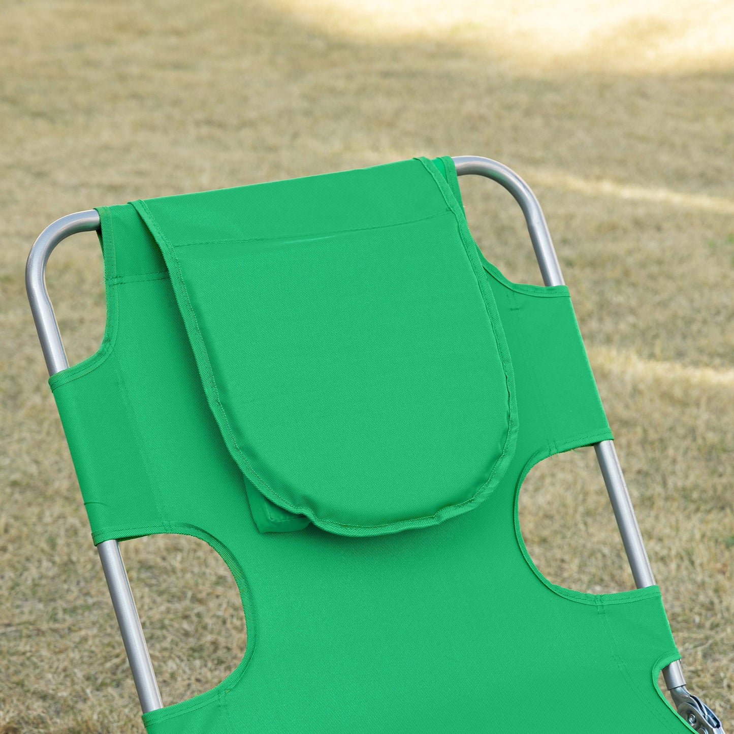 outsunny-beach-chaise-lounge-with-face-cavity-arm-slots-portable-sun-lounger-reclining-lounge-chair-for-patio-garden-beach-pool-green