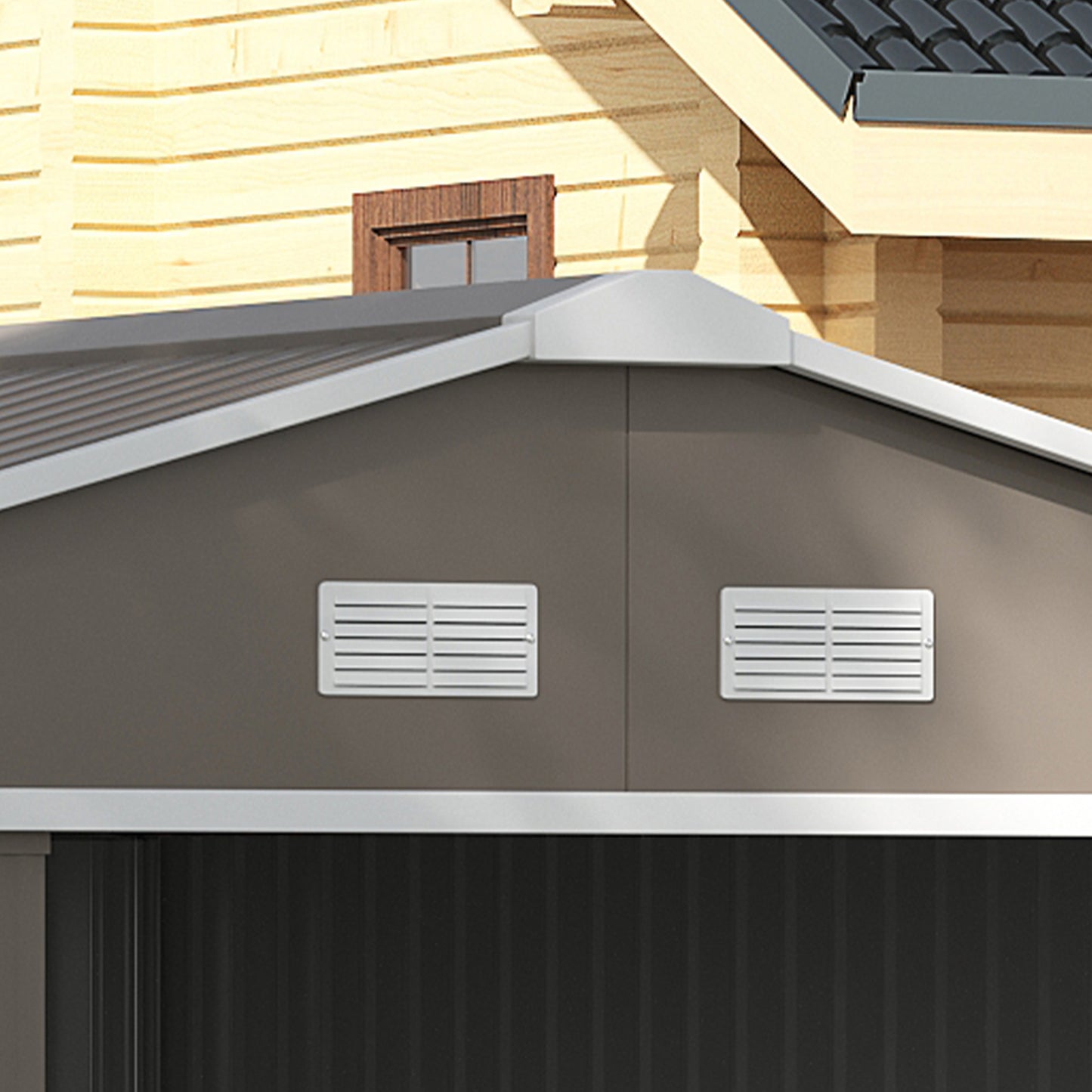 outsunny-13-x-11ft-garden-metal-storage-shed-outdoor-storage-shed-with-foundation-ventilation-doors-light-grey