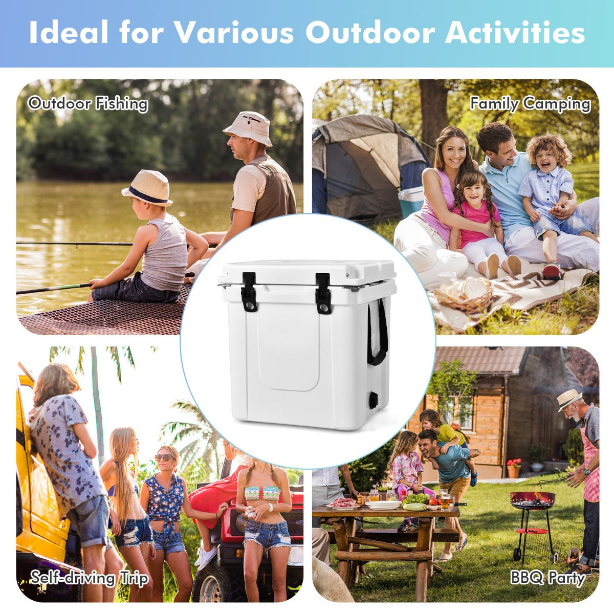 31L Rotomolded Enhanced Ice Cooler Box