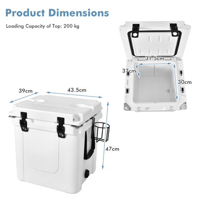 31L Rotomolded Enhanced Ice Cooler Box