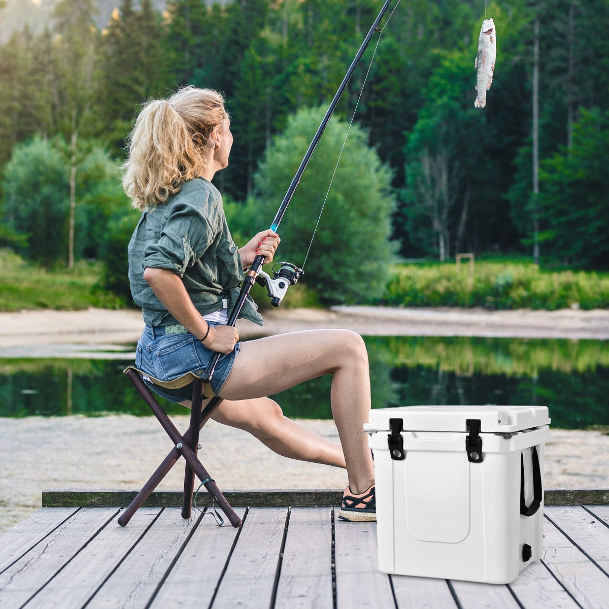31L Rotomolded Enhanced Ice Cooler Box