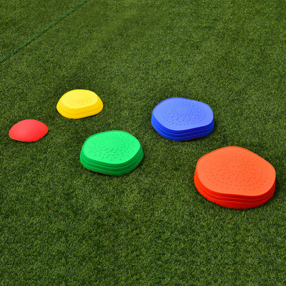 5 Balance Stepping Stones with Non-slip Edging
