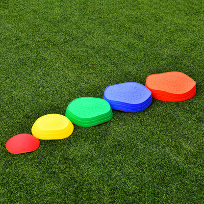 5 Balance Stepping Stones with Non-slip Edging