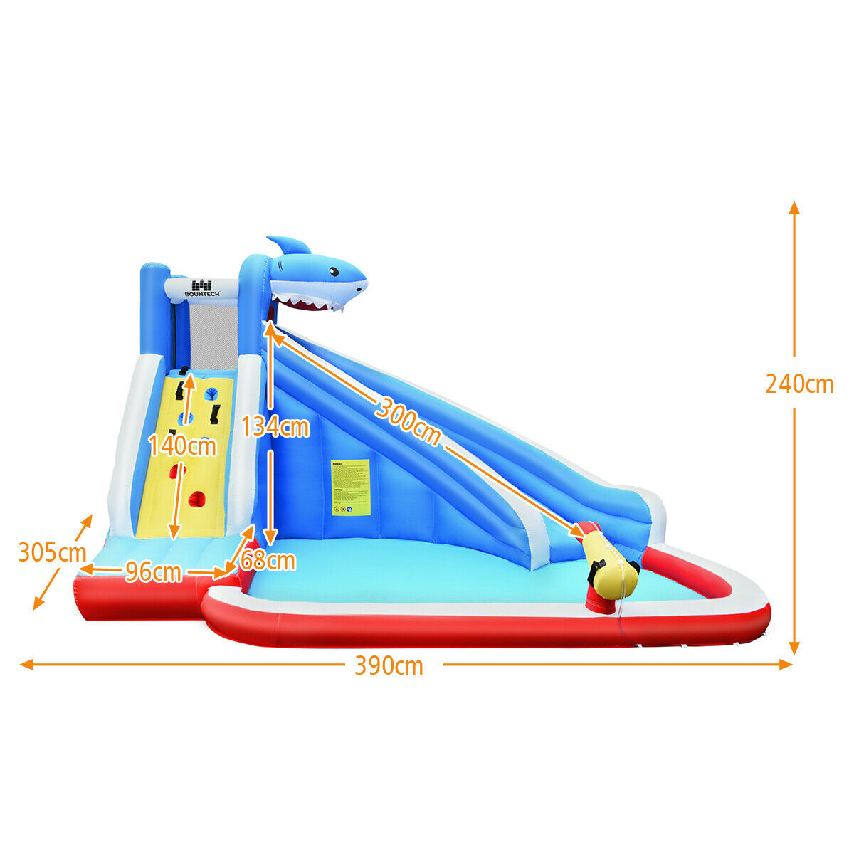 Children's Inflatable Slide with Splash Pool