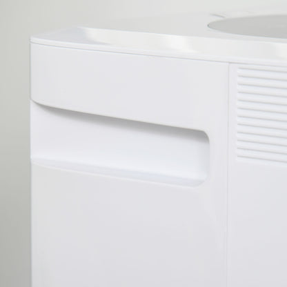 HOMCOM 10000 BTU Air Conditioner Portable AC Unit for Cooling Dehumidifying Ventilating with Remote Controller, LED Display, Timer, for Bedroom, White