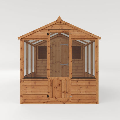 10 X 6 Traditional Apex Greenhouse Combi Shed