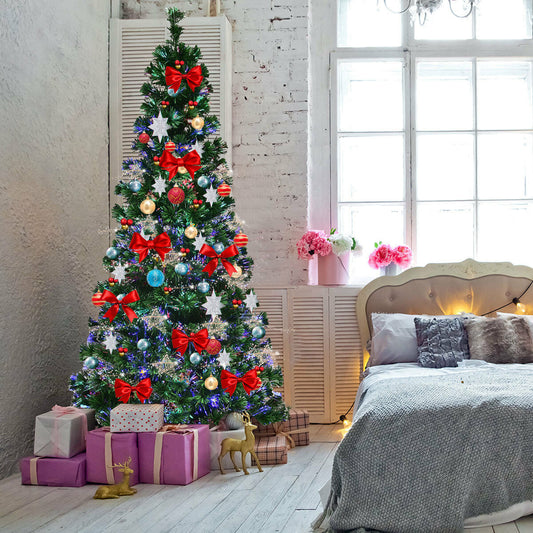 Fibre Optic Christmas Tree - in Various Sizes-6FT
