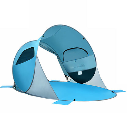 Pop up Portable Beach Shade UPF 50+ Waterproof-Blue