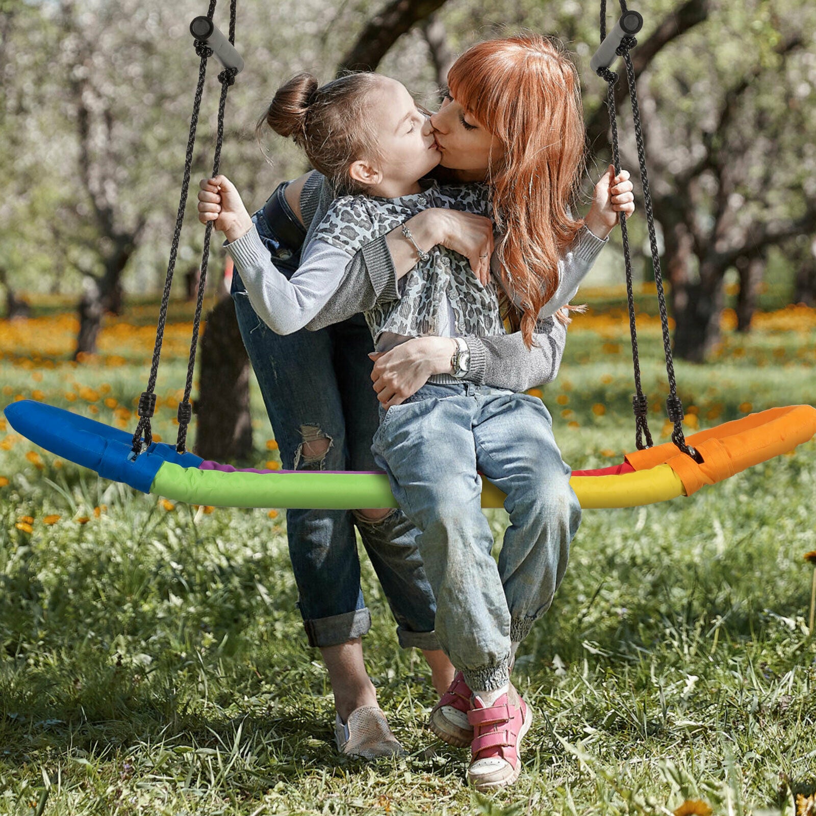 Children Surf Soft Padded Tree Saucer-Colorful