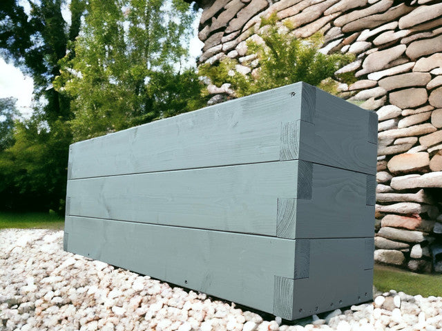 210 x 40 Garden Planters | Devonshire Planter | Wooden Planters | Bespokeoutdoor | Wooden Trough Planters