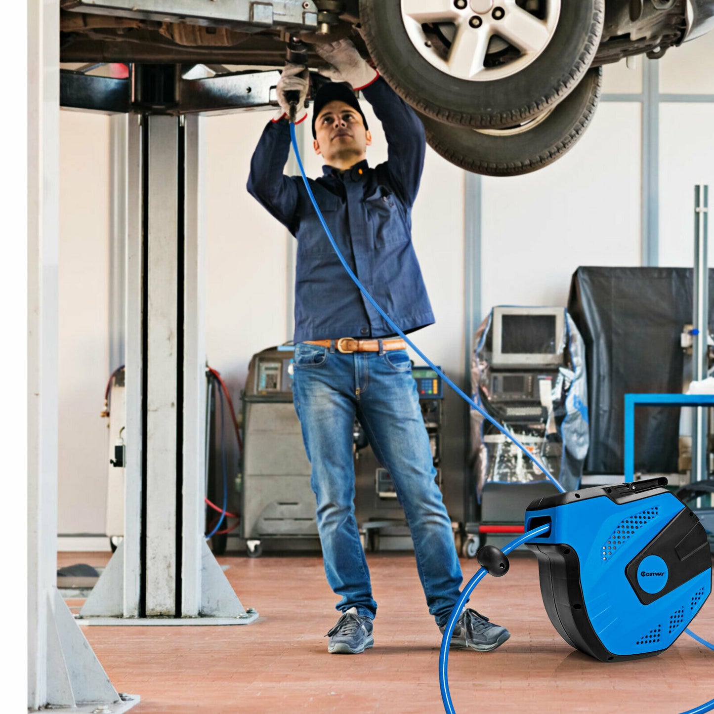 15M Wall-Mounted Auto Retractable Air Hose