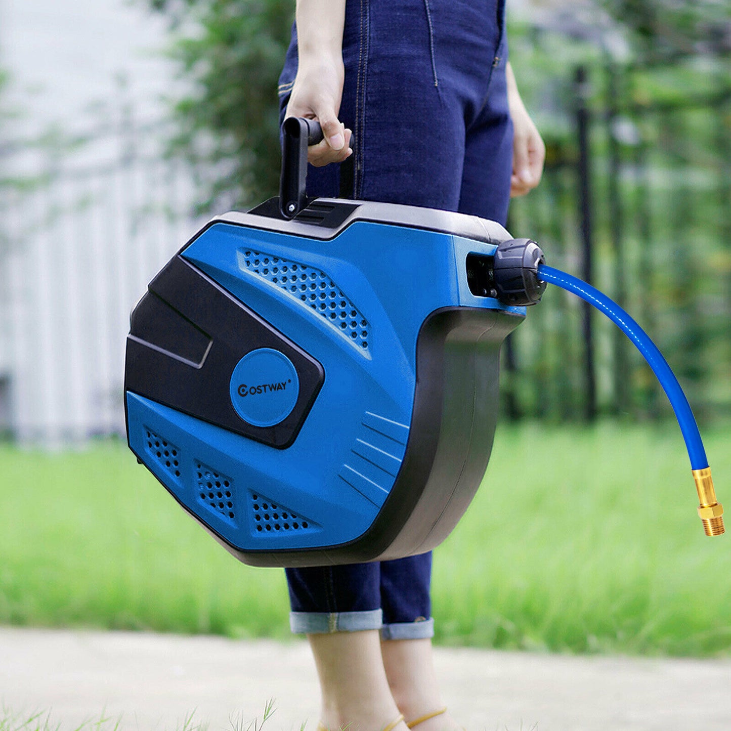 15M Wall-Mounted Auto Retractable Air Hose