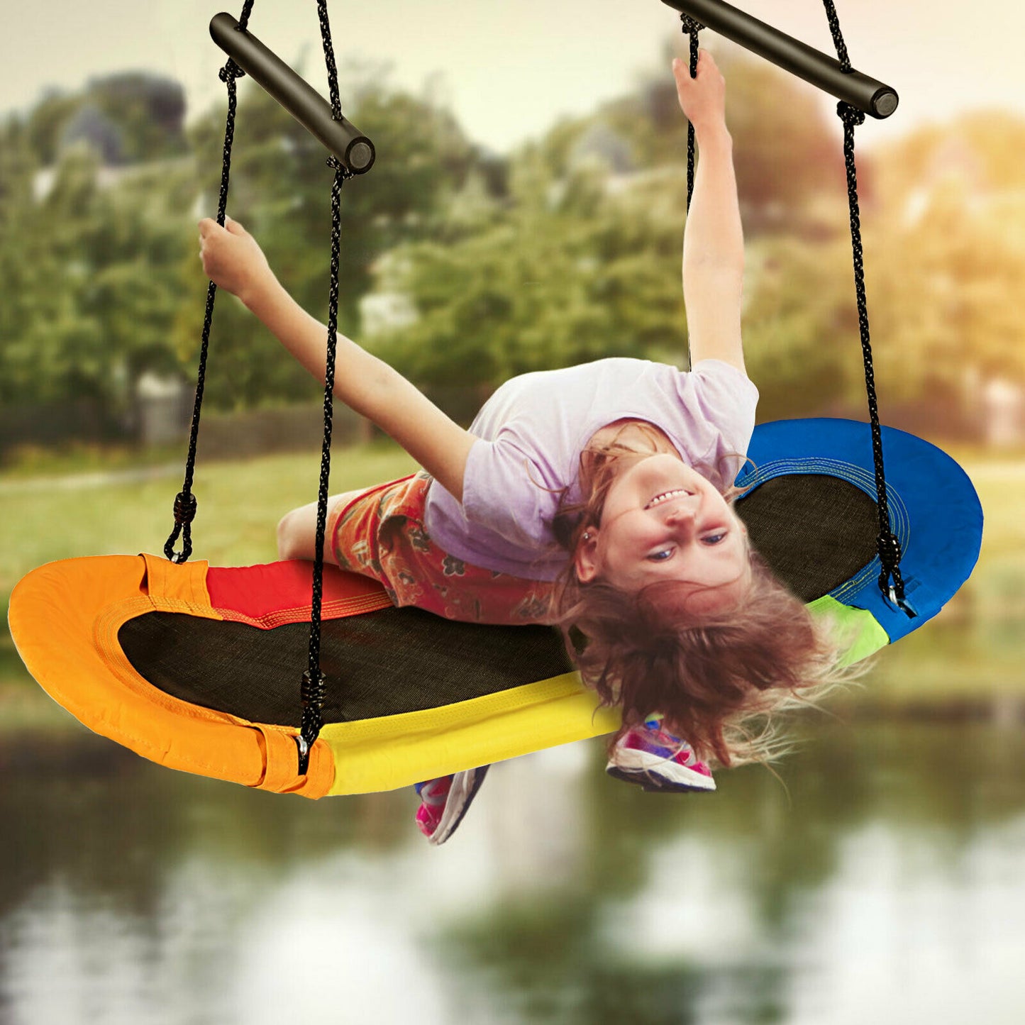 Children Surf Soft Padded Tree Saucer-Colorful