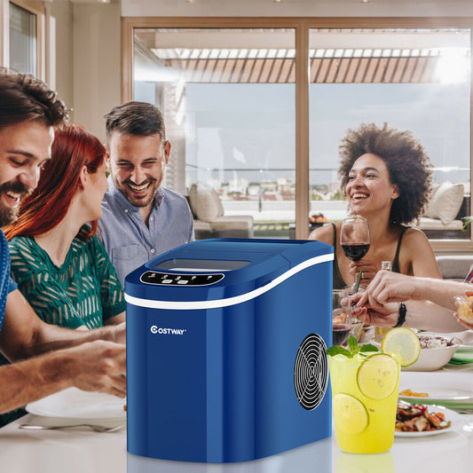 2.2ltr Automatic Electric Ice Cube Maker-Blue