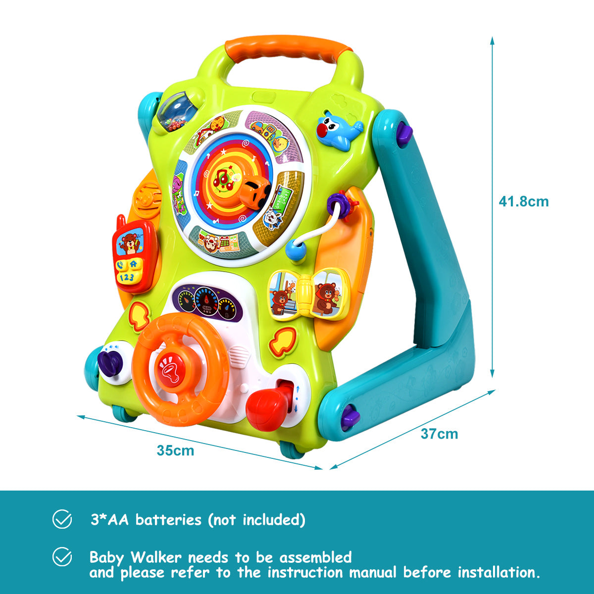 3 in1 Sit to Stand Learning Walkers for 9+ Months
