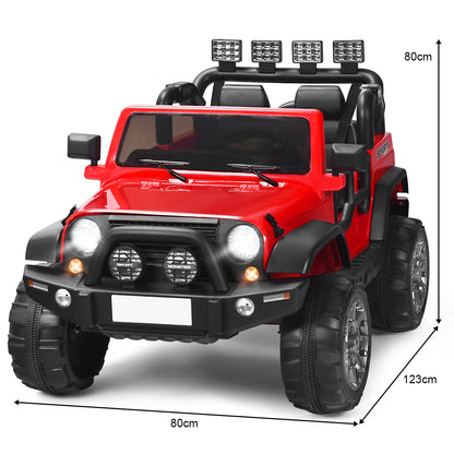 12V Electric Kids Ride On Truck with Remote Control-Red