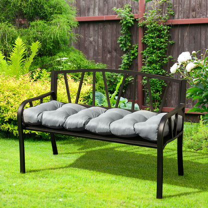 15cm Thick Garden Bench Cushion for Outdoor and Indoor Use-Grey