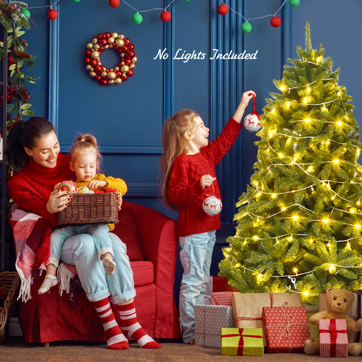 180 cm Artificial Christmas Tree Premium Hinged with 1250 Branch Tips