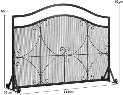 Decorative Spark Flame Barrier with Metal Mesh