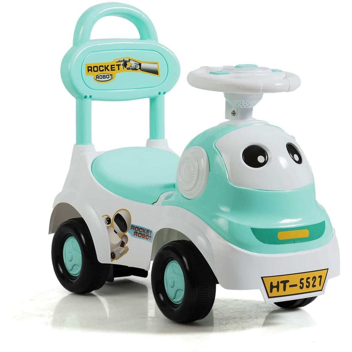 3 in 1 Children Ride-on Push Along Car-Green
