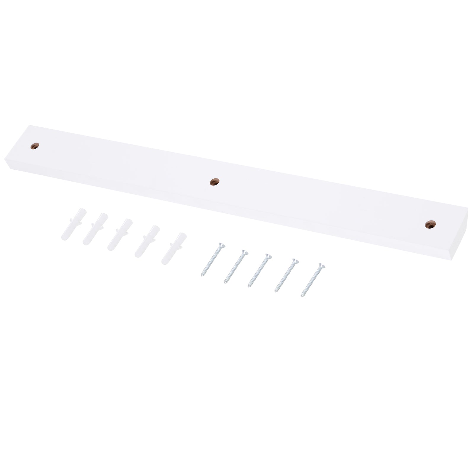 HOMCOM Folding Wall-Mounted Drop-Leaf Table With Chalkboard Shelf multifunction White