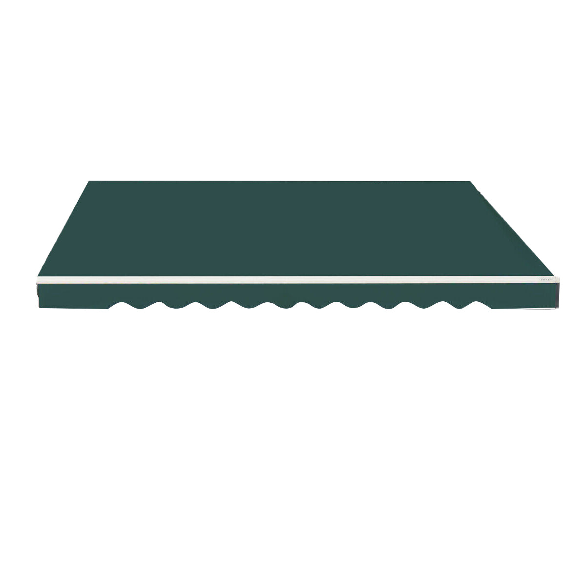Patio Awning Sun Shade Retractable Shelter Outdoor-Dark Green