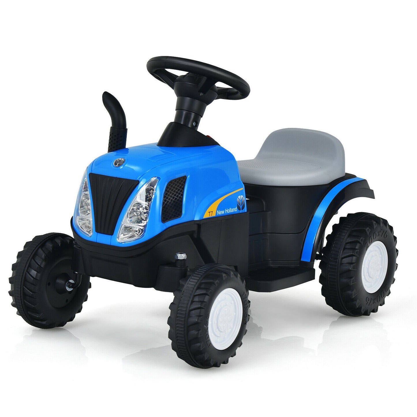Toddler Detachable Toy Car with Detachable Trailer and Light & Music-Blue