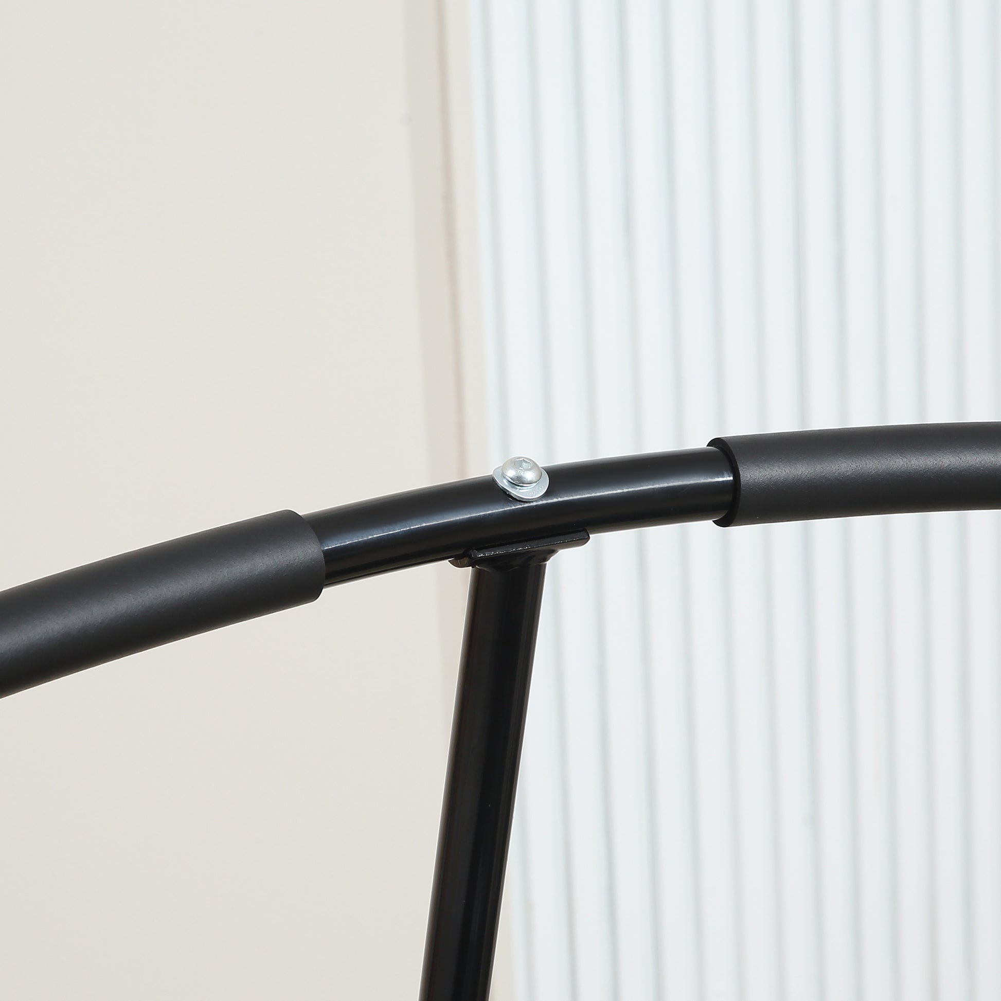 HOMCOM Trampoline Rebounder Adjustable Jumper, 40"-Black 