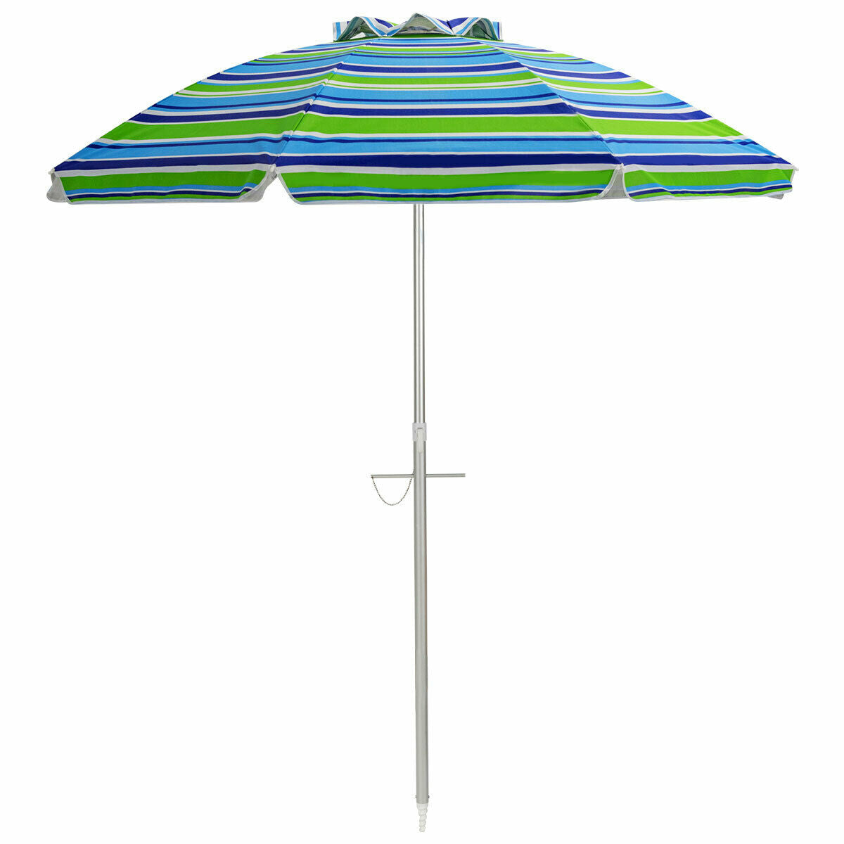 2m Sun Umbrella - Tilts with UPF 50+ Protection-Green