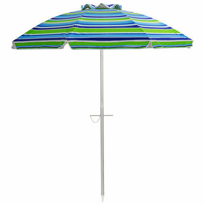 2m Sun Umbrella - Tilts with UPF 50+ Protection-Green