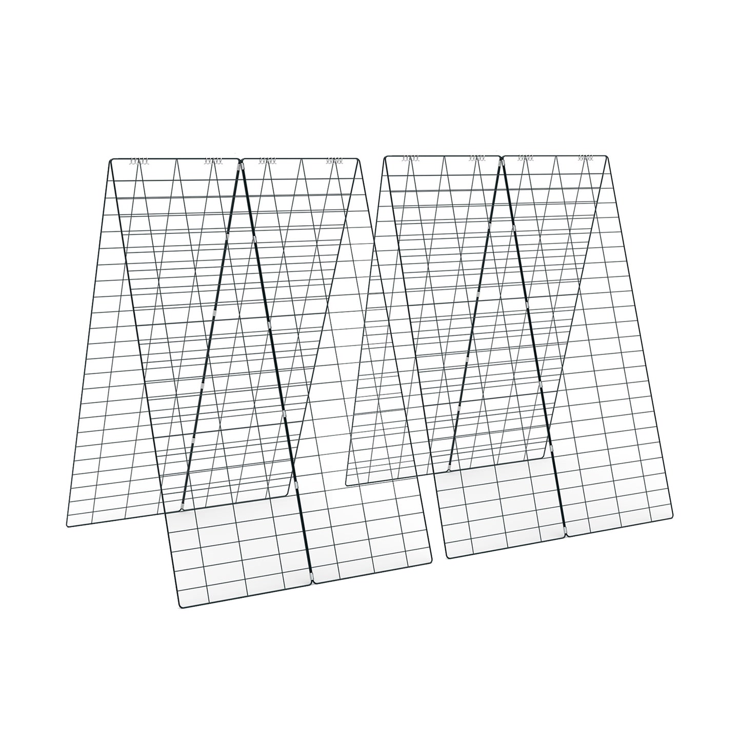 2-Pack Garden Cucumber Trellis with Accessories-Green