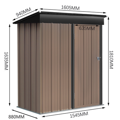 Steel Garden Tool Storage Shed