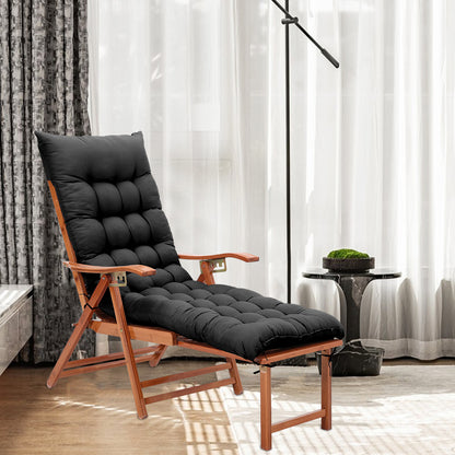 Outdoor Patio Lounge Recliner Chair Cushion Seat Pad