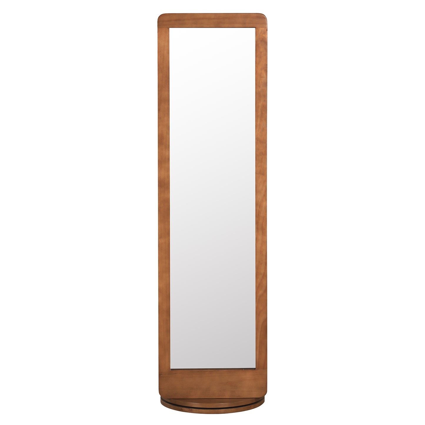 2-in-1 Rotating Coat Stand with Full Length Mirror