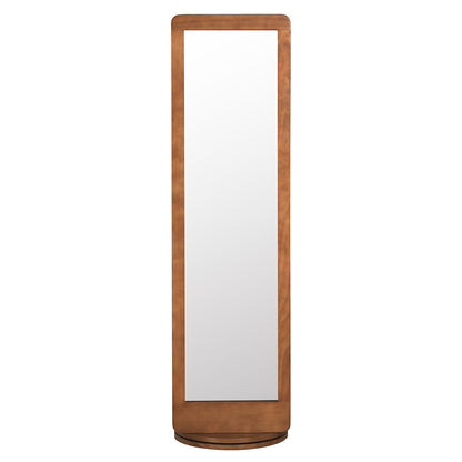 2-in-1 Rotating Coat Stand with Full Length Mirror