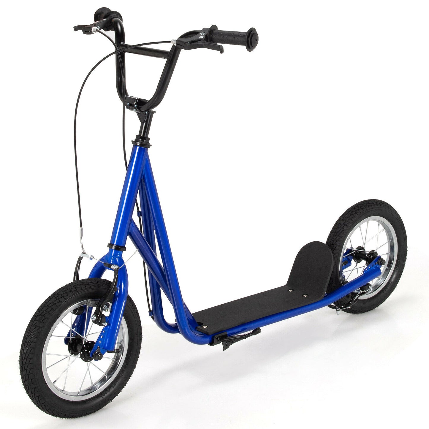 Children's Urban Scooter with Dual Hand Brakes and Adjustable Handlebar-Navy