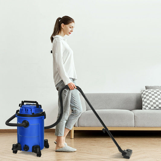 25L Portable Wet / Dry Vacuum Cleaner with Blower Function-Blue