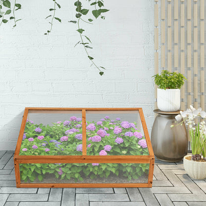 Wooden Transparent Cold Frame