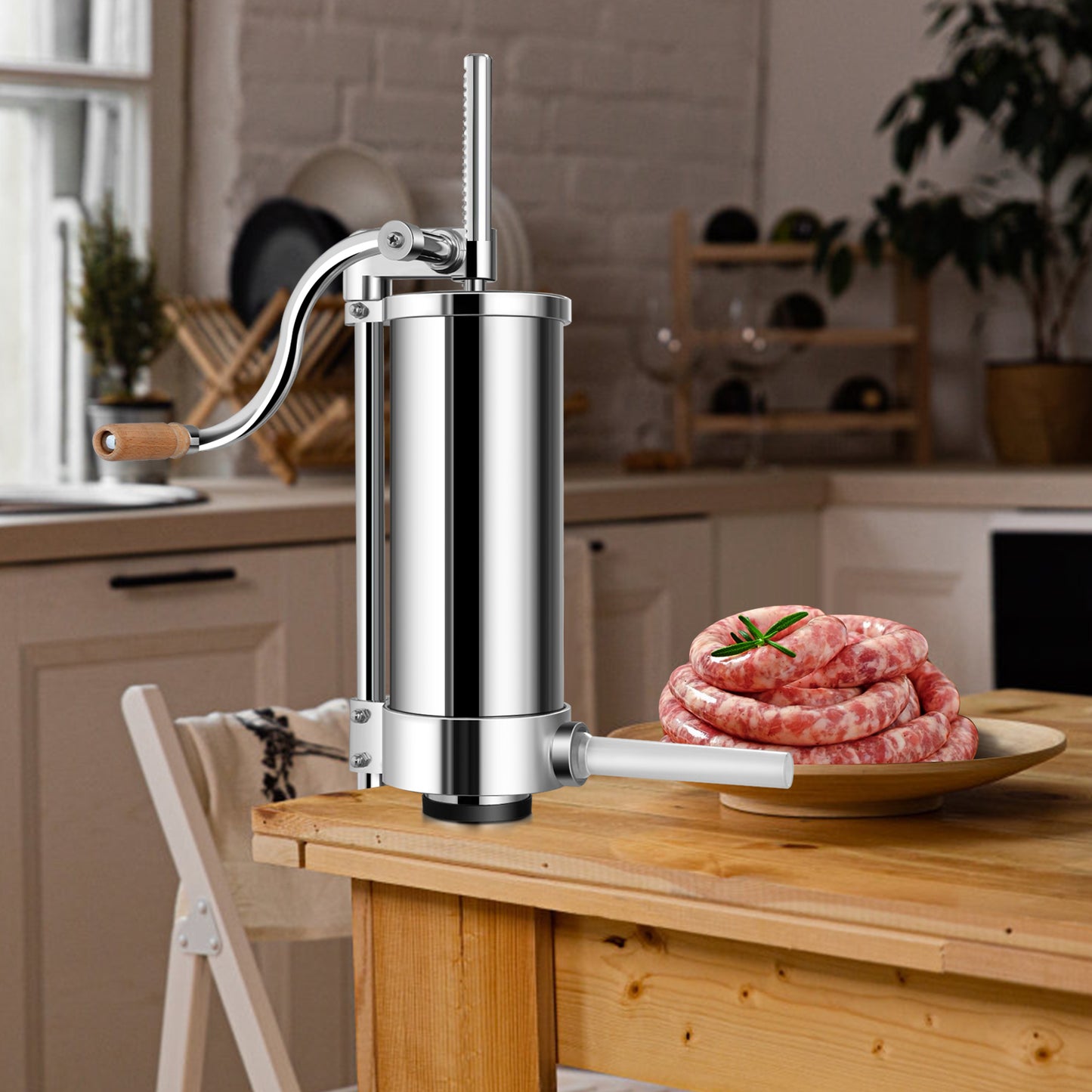 3.5L 4 Tubes Sausage Stuffer Machine