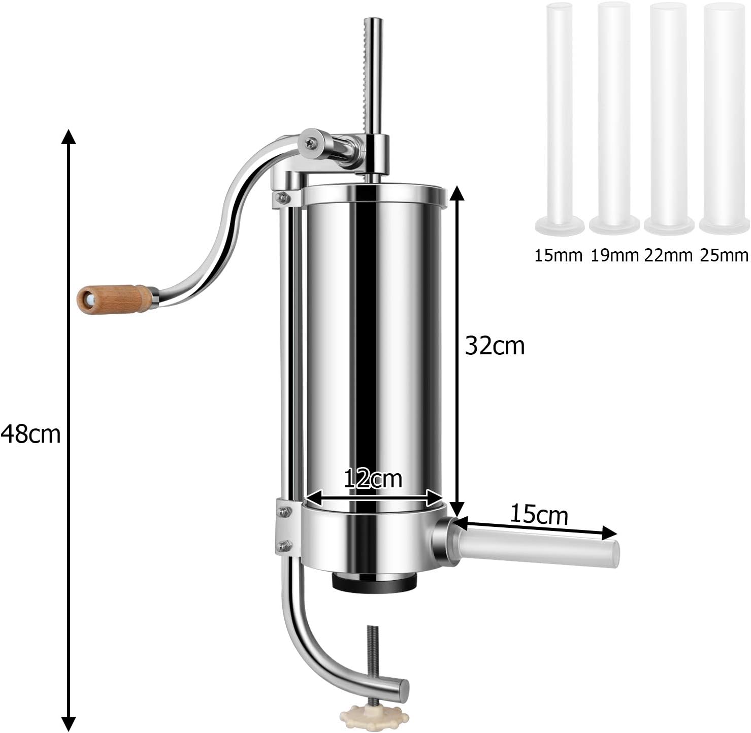 3.5L 4 Tubes Sausage Stuffer Machine