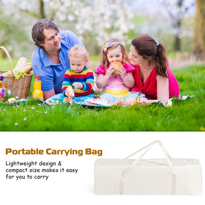 3 in 1 Portable Baby Playards Convertible Playpen with Bassinet-Beige