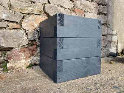 60 x 60 Garden Planters | Devonshire Planter | Wooden Planters | Bespokeoutdoor | Wooden Trough Planters