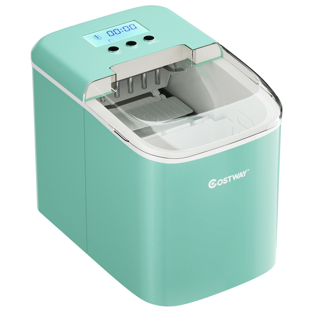 2.1L Automatic Electric Ice Cube Maker Counter Top-Green