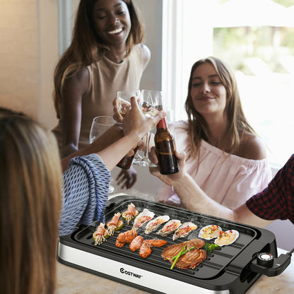 Large Electric Griddle with a Non-stick Reversible Plate