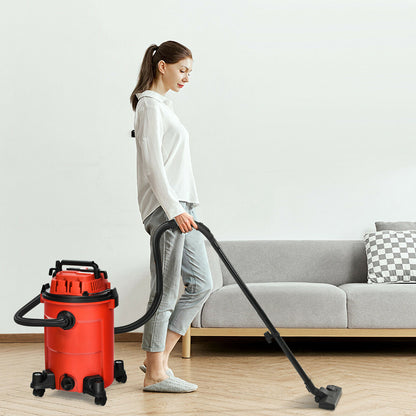 25L Portable Wet / Dry Vacuum Cleaner with Blower Function-Red