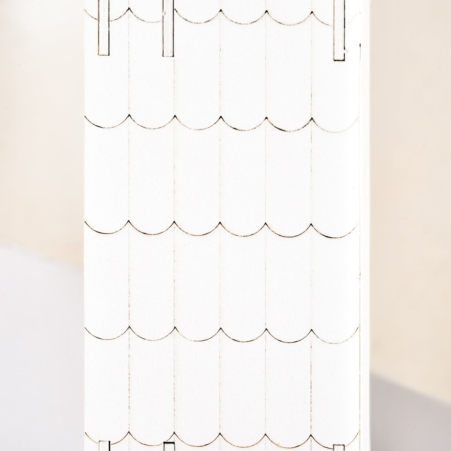 HOMCOM Christmas Advent Calendar, Light Up Table Xmas Wooden House Holiday Decoration with Countdown Drawer, Village, for kids Adults, White